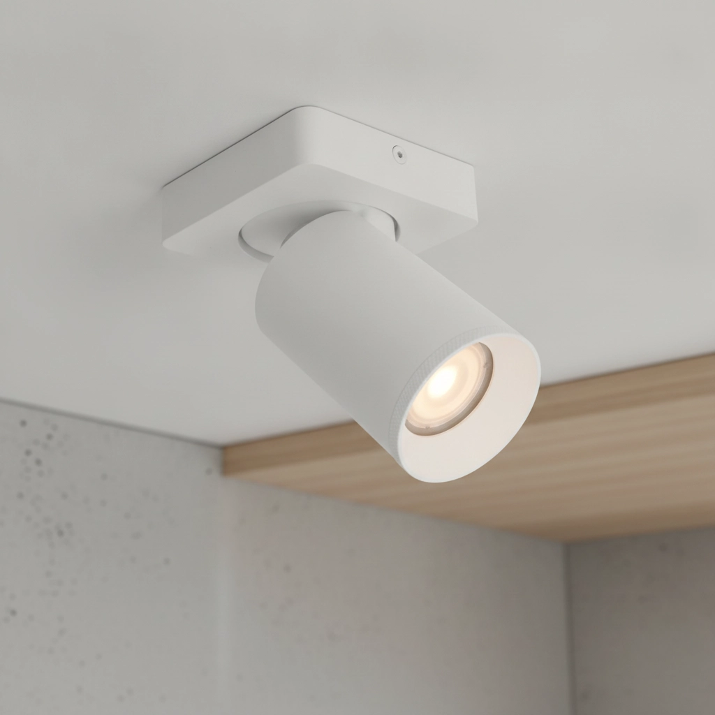 Plafondlamp Mega 1-lichts wit