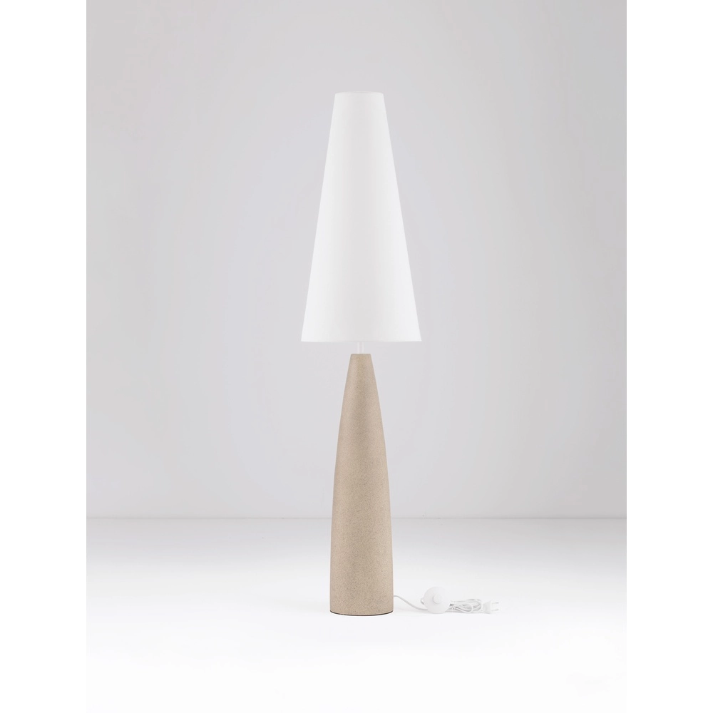 Vloerlamp Mizu crème met witte kap Lyora 5212017468918