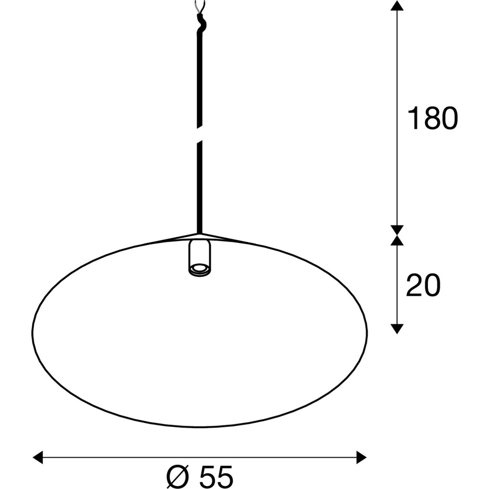 Hanglamp Magico aluminium Ø 38cm SLV 4024163305181