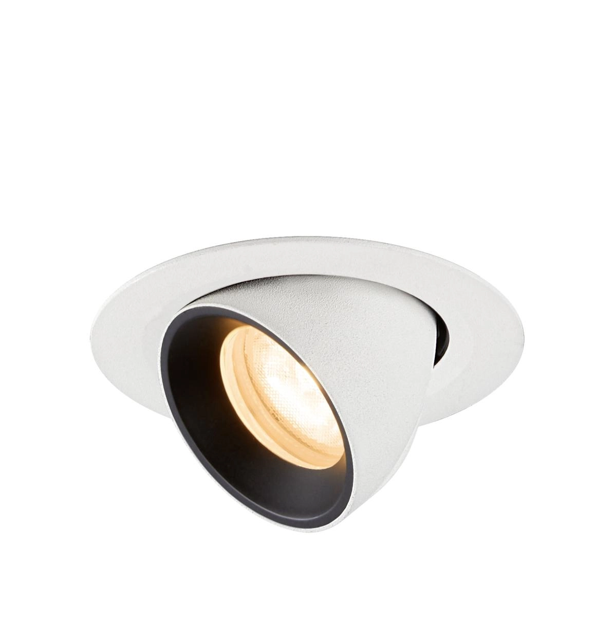 Inbouwspot Numinos Gimble XS wit/zwart 2700K - 55gr