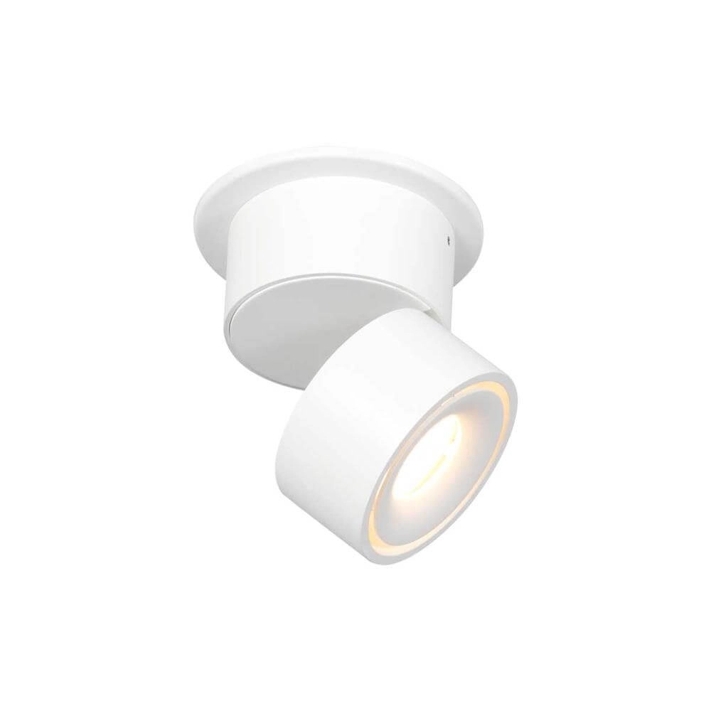 1-lichts plafondlamp Fez Black wit design