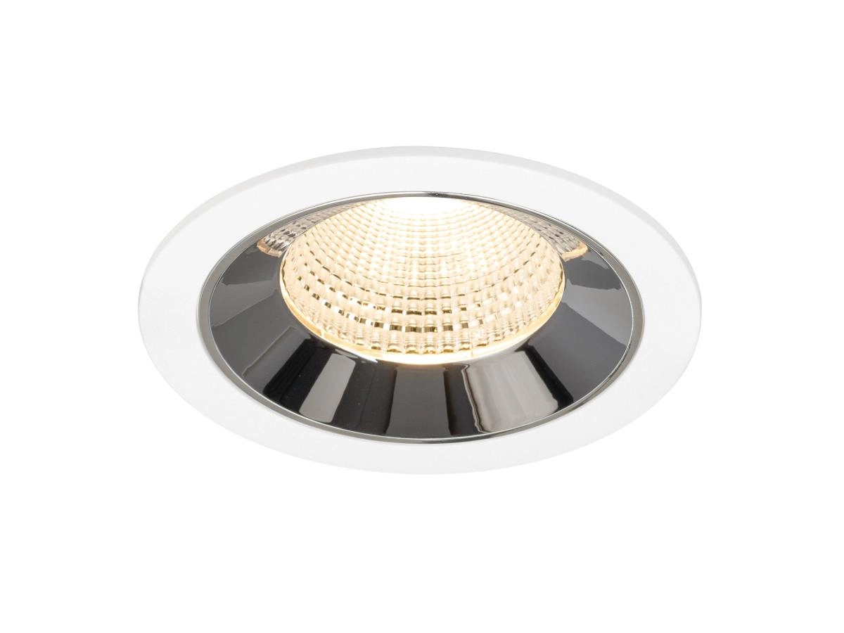 Inbouwspot Numinos L wit/chroom 2700K - 55gr