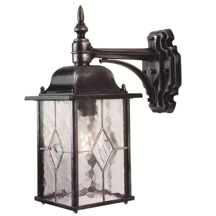 Outdoor light Wexford Down black silver