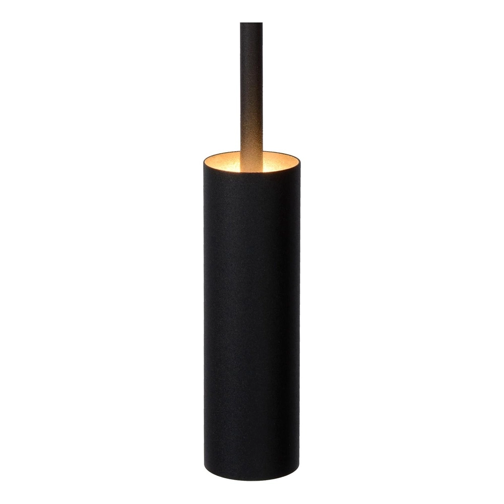 3-lichts design hanglamp Tubule zwart Lucide 5411212241863