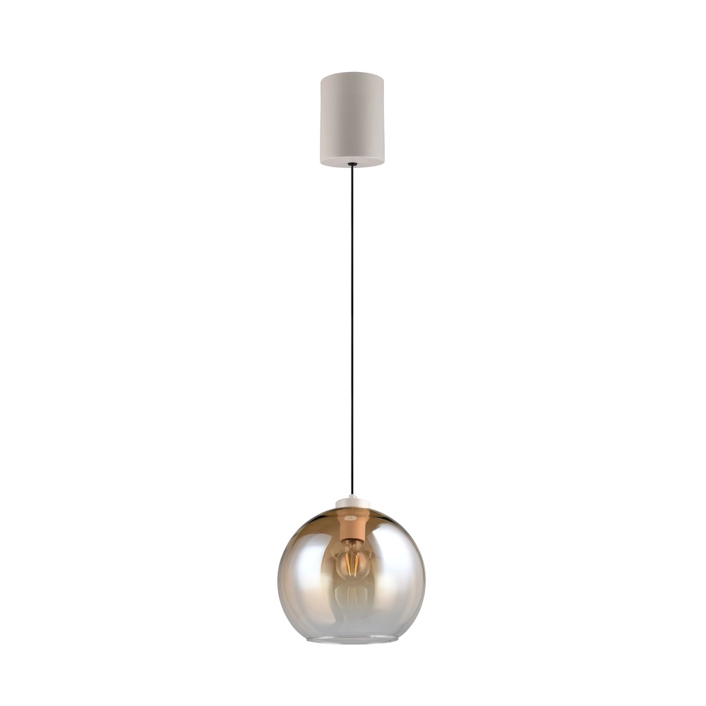 Hanglamp Liora amber glas Trio 4017807682380