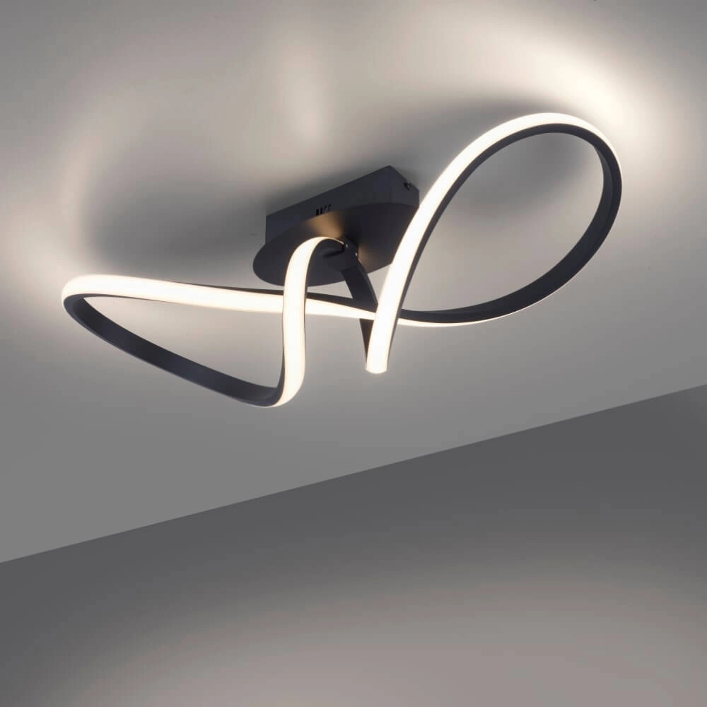Design plafondlamp Maria zwart Just Light 4043689975777