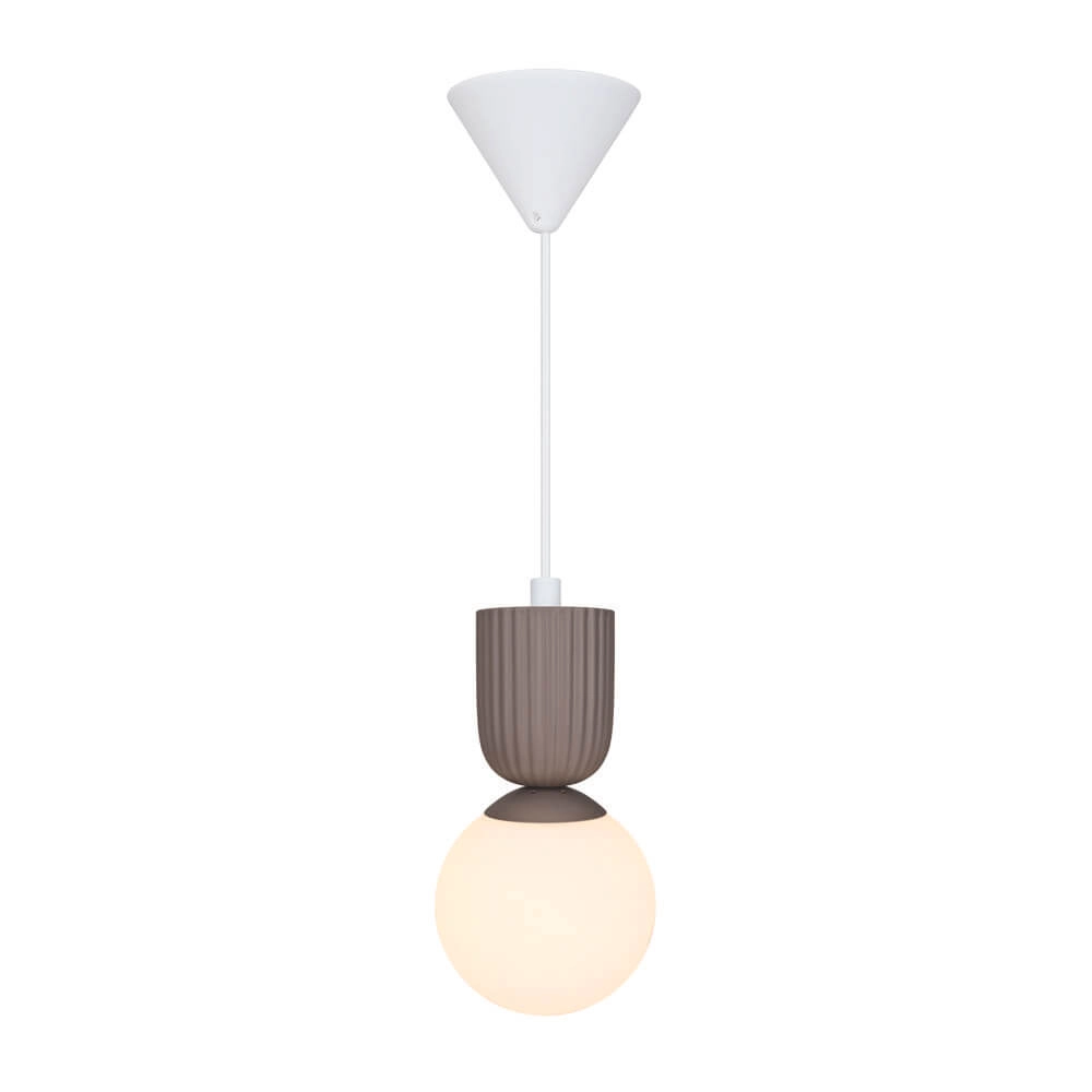 Hanglamp Sadie design lichtbruin