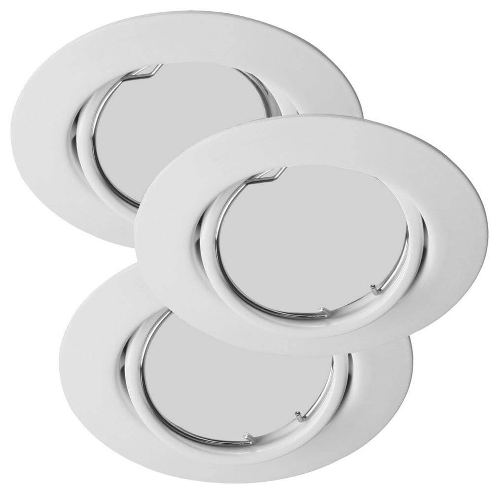 Set van 3 spots Triton wit