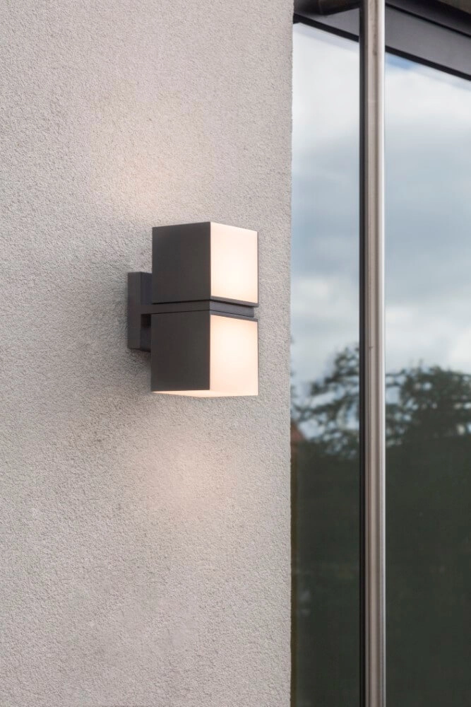 Zwarte wandlamp Cuba reddot award 4000K Lutec 6939412010199