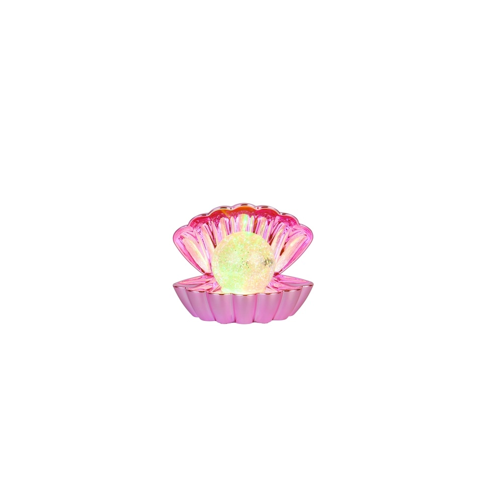 Tafellamp Shelly schelp roze Trio 4017807682014
