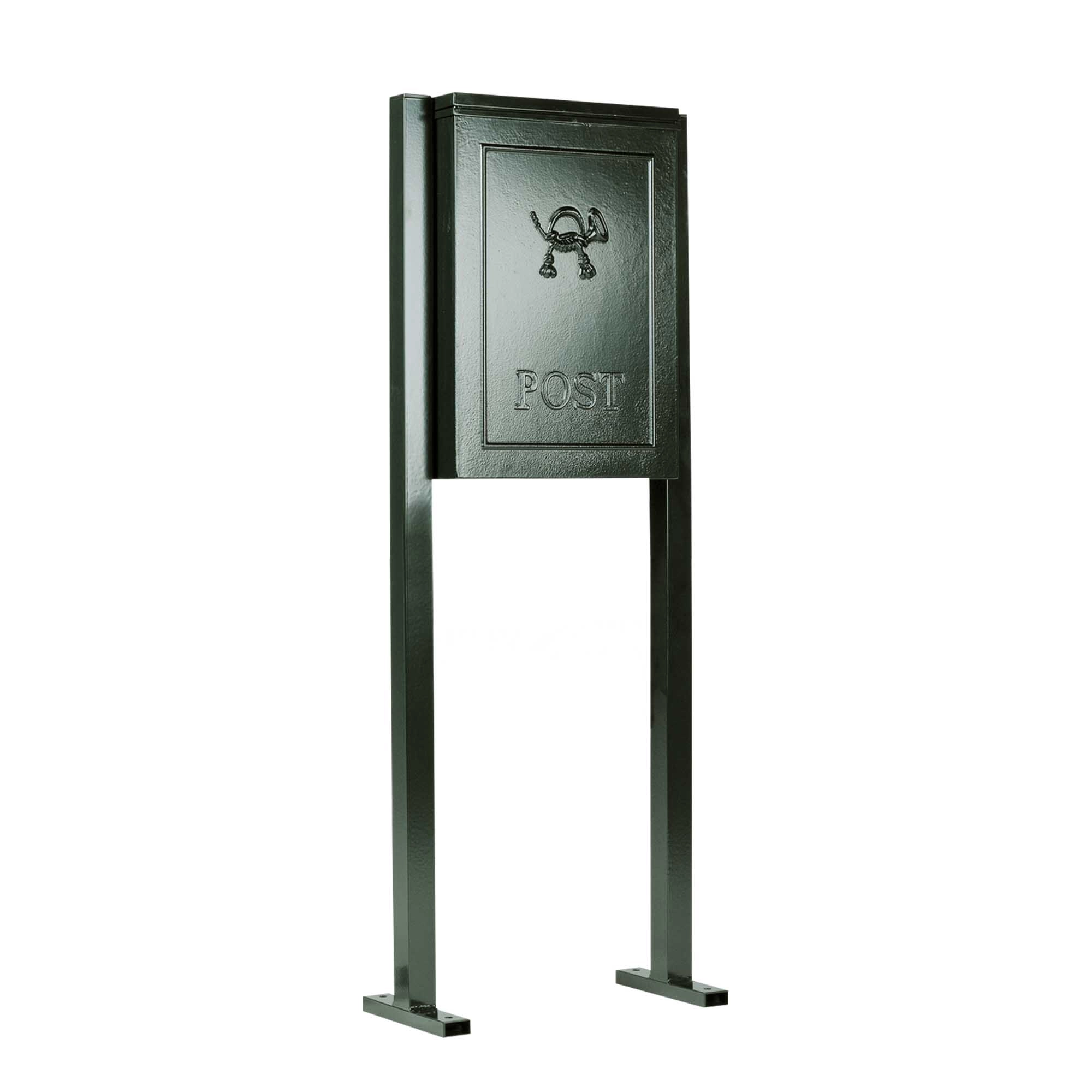Brievenbus Postbox B9A in frame - zwart KS verlichting 8714732529747