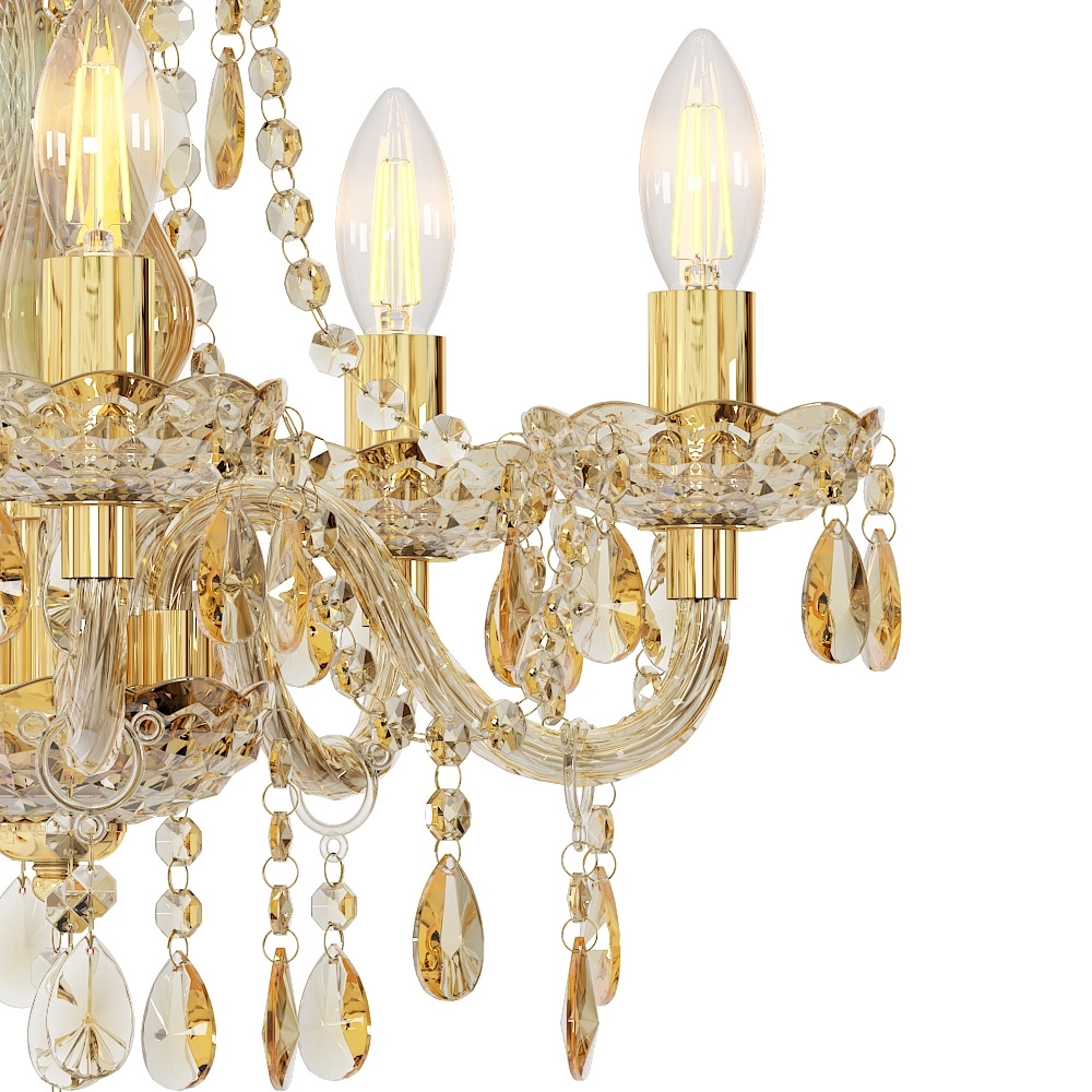 Kroonluchter Marie Ø 48cm goud Globo 4048194072768