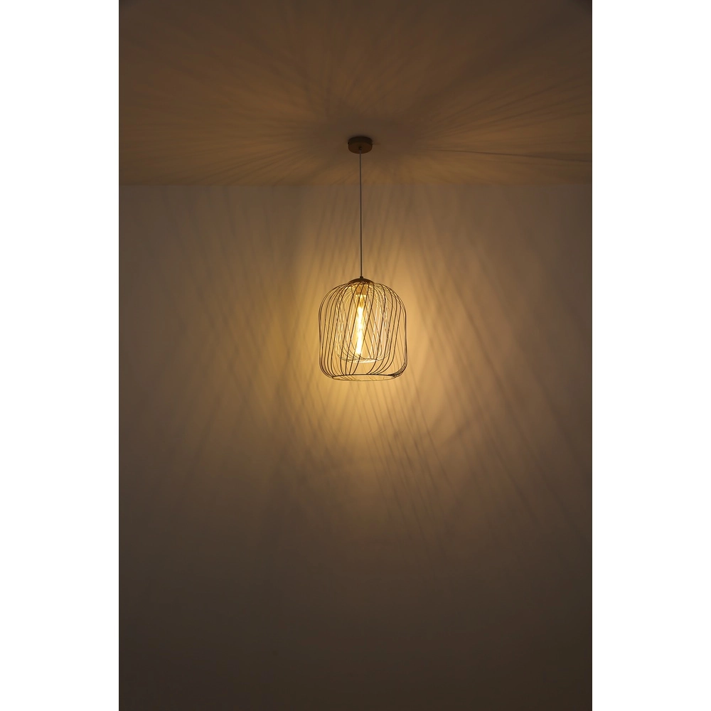 Hanglamp Dichti zand bruin Ø 35cm Globo 9007371522354