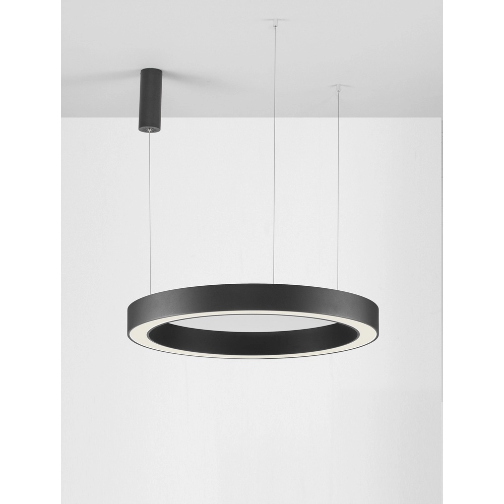 Hanglamp Morbido zwart Ø 80cm