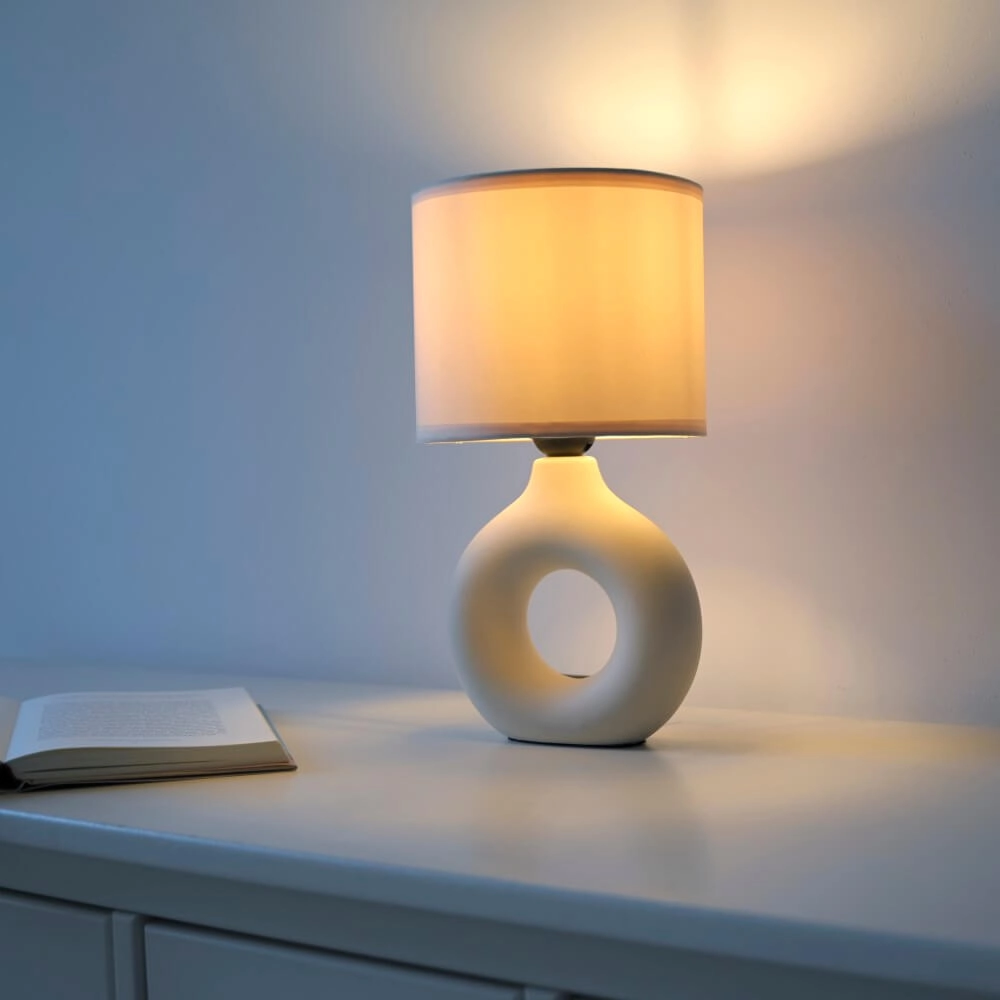 Tafellamp Carara zandkleurig Just Light 4043689004859