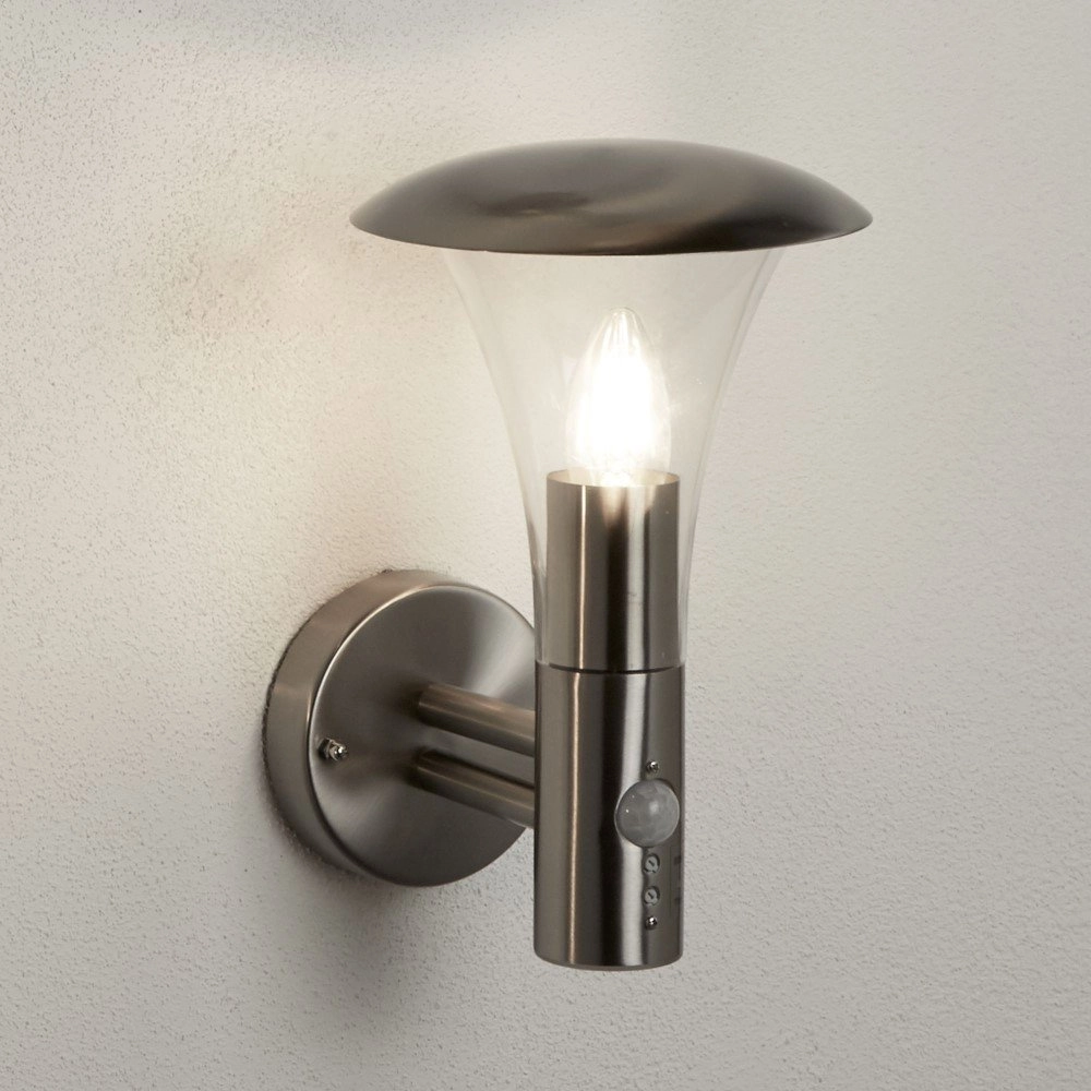 RVS buitenlamp Strand met sensor Searchlight 5013874365958