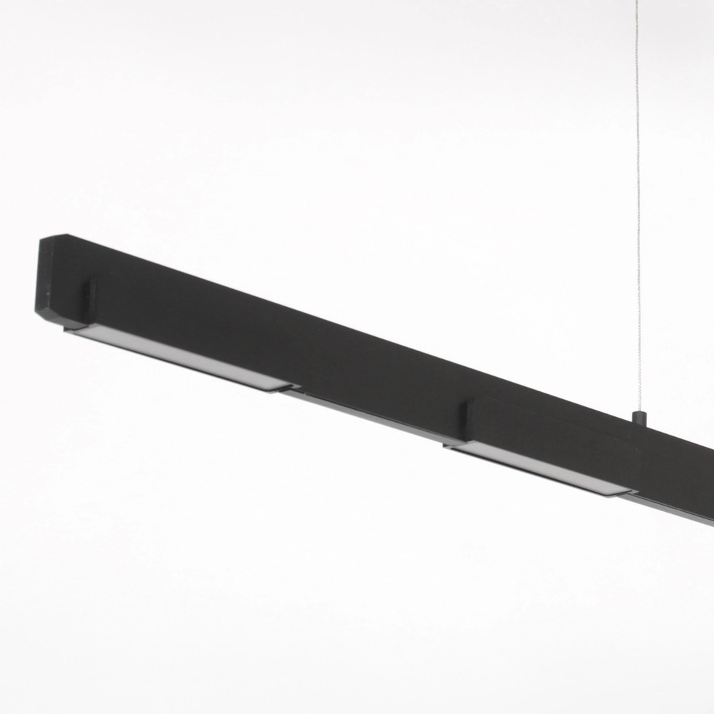 Strakke hanglamp Bloc zwart Steinhauer 8712746148275
