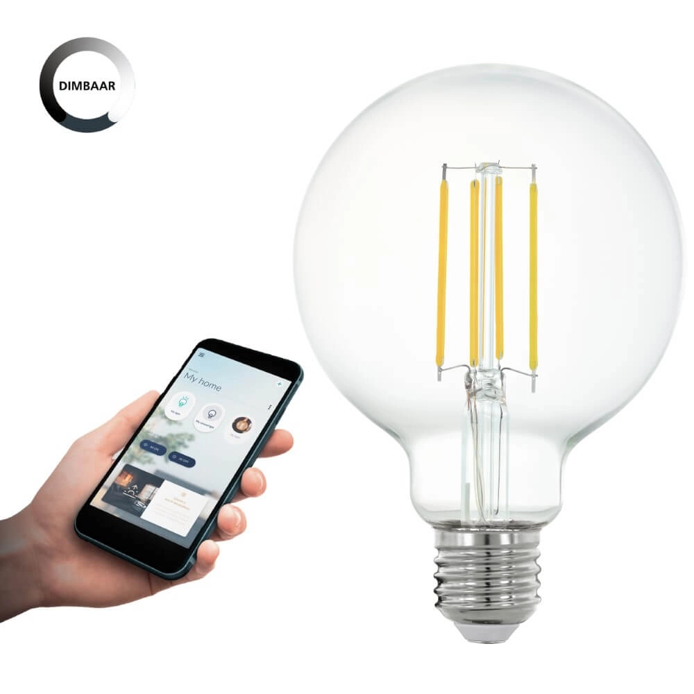 Led lampenbol Zigbee - E27 - 6 watt - 2700K - G95 Eglo 9002759122294