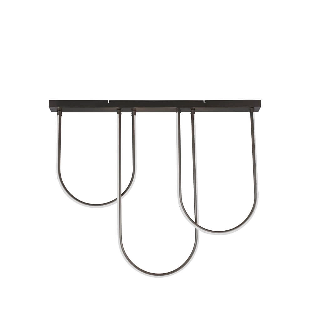 Plafondlamp Chime zwart Searchlight 5053423274515