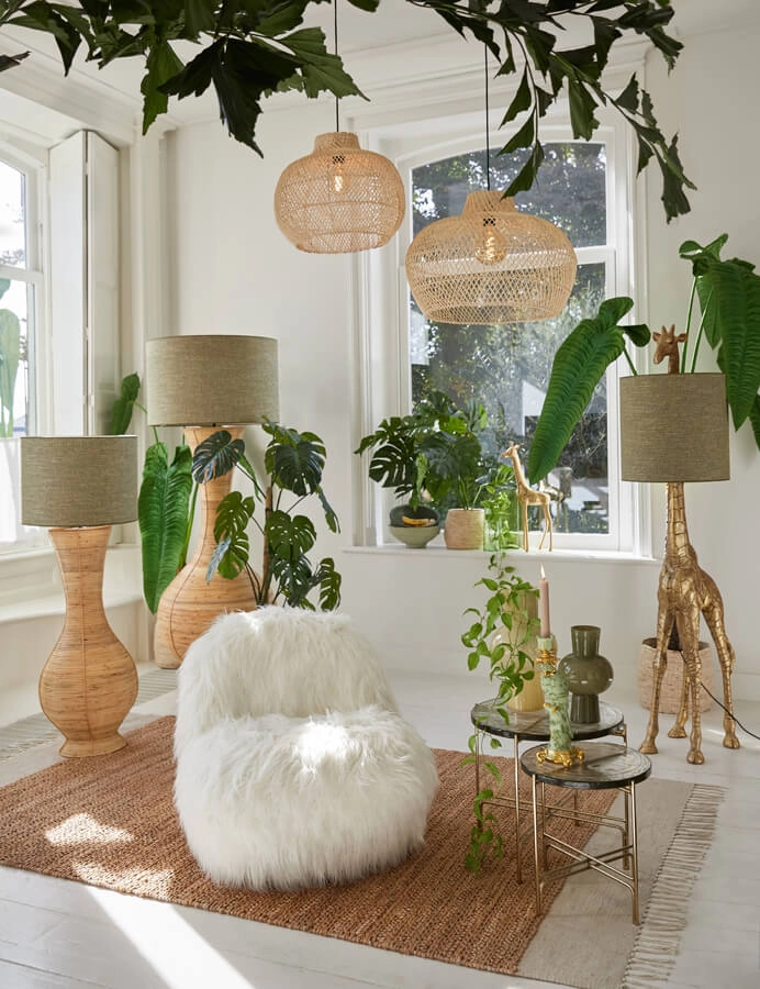 Hanglamp japandi Charita Ø 60cm Light & Living 8717807644000