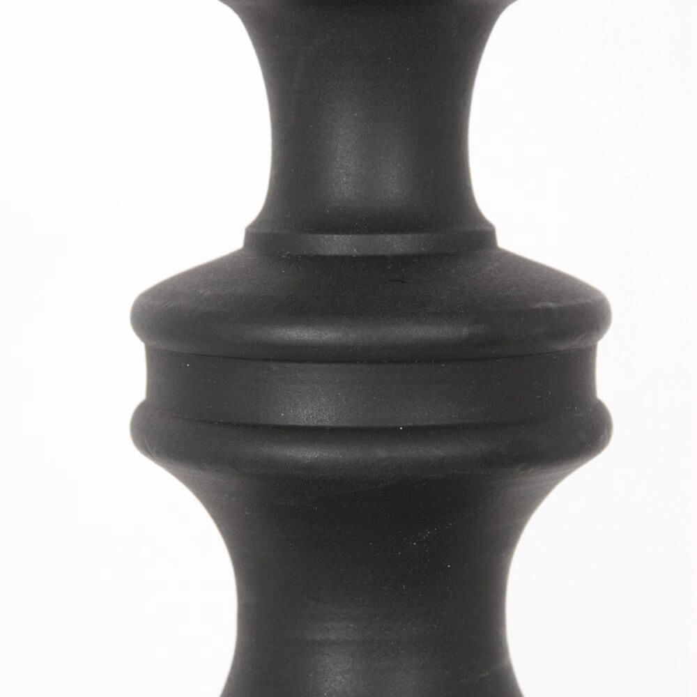Klassieke schemerlamp Lyons C met taupe velours kap Steinhauer 8712746166743