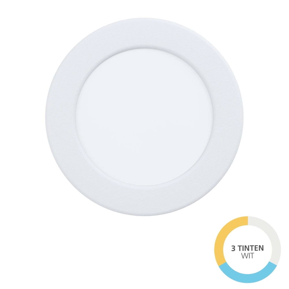 Inbouw lamp Fueva 6 rond - wit - Ø 11,9cm