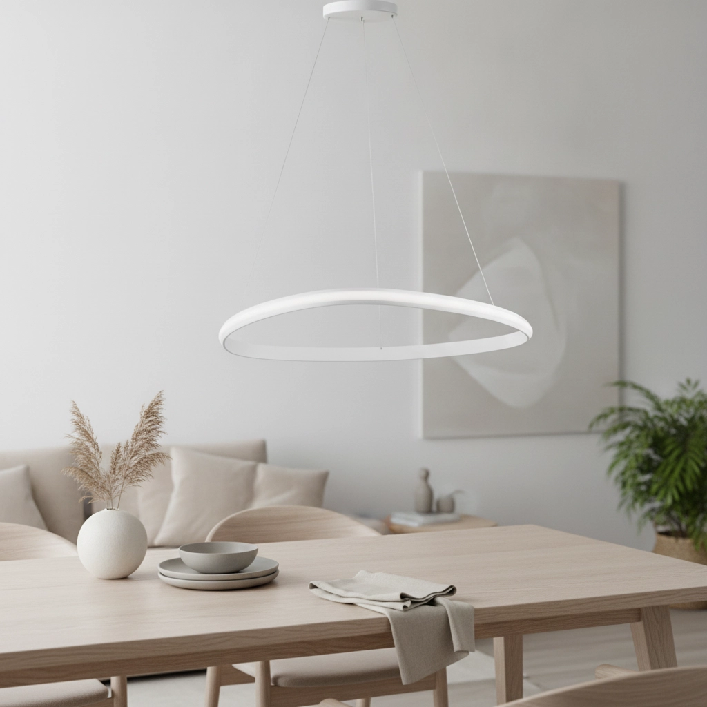 Design hanglamp Aries wit Ø 74cm