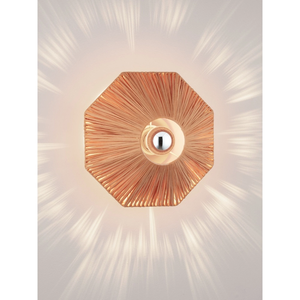 Wandlamp Elvio terracotta Ø 30cm Lyora 5212017493873
