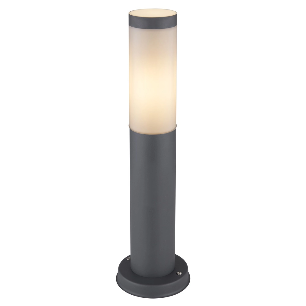 Tuinlamp Boston antraciet met wit