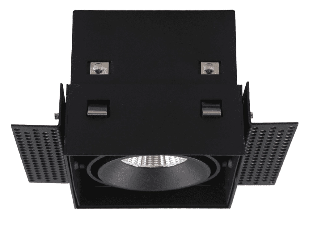 Trimless inbouwspot Trofa zwart