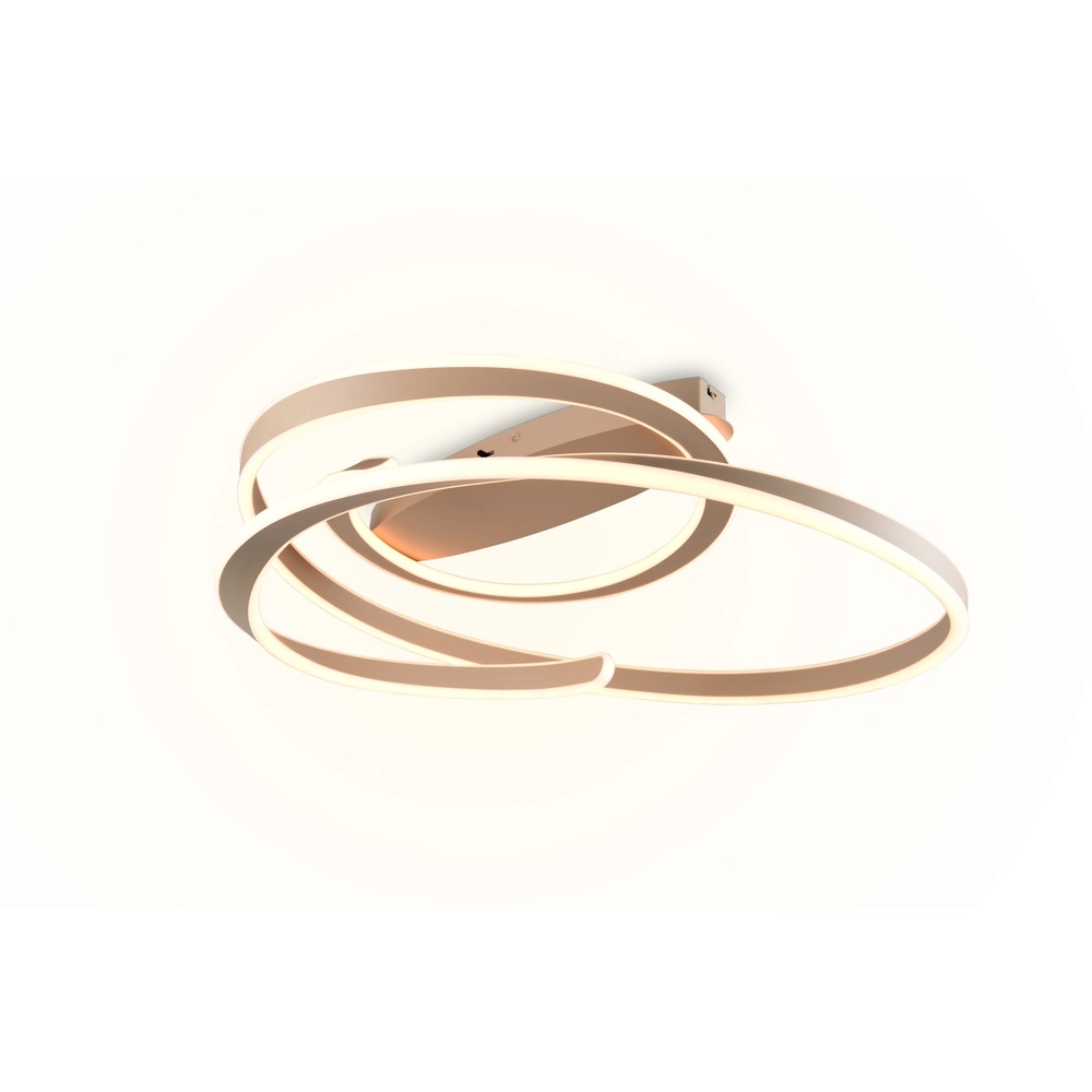 Moderne plafondlamp Arlington zand bruin