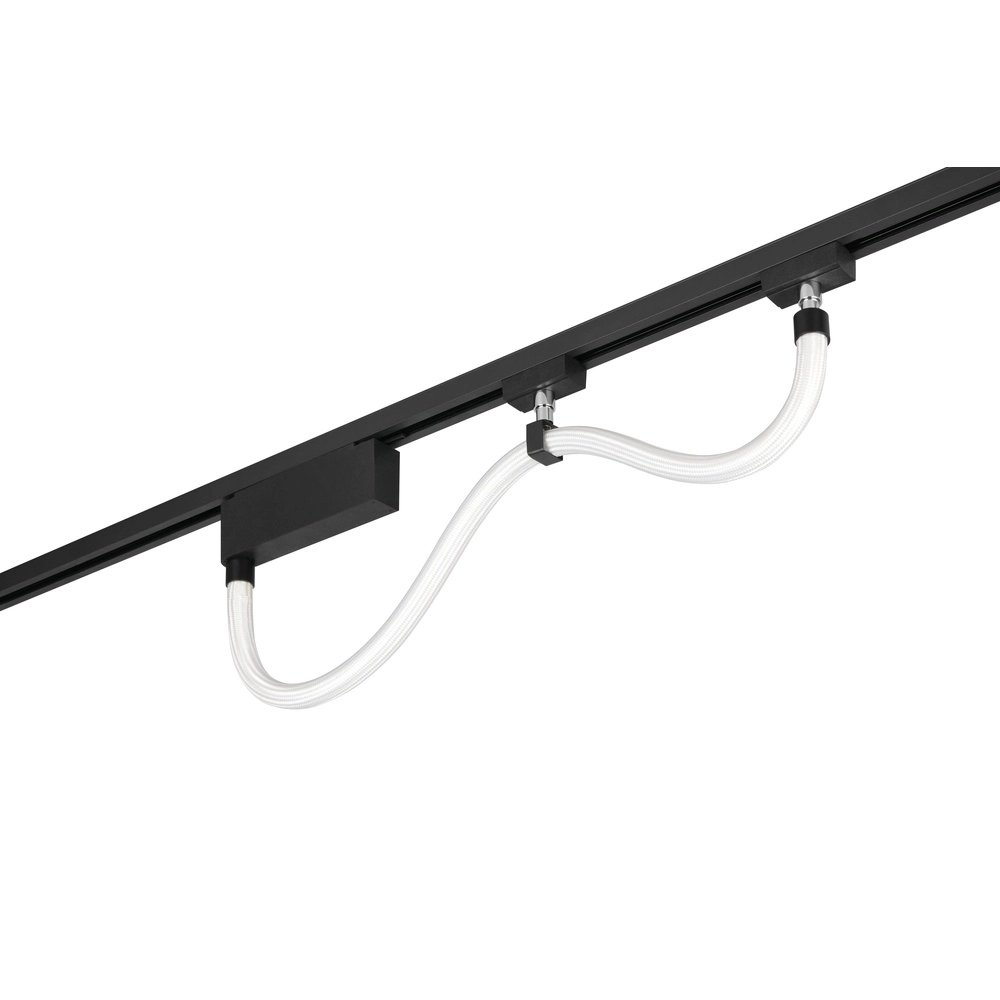 Railverlichting slang Tube zwart 92cm 2-fase Trio 4017807667400