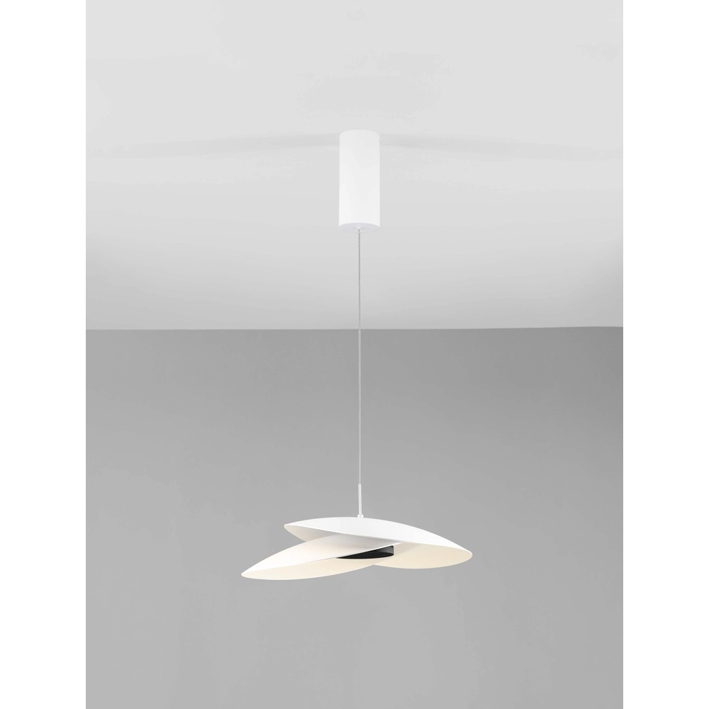 Hanglamp Olea design wit Ø 48cm