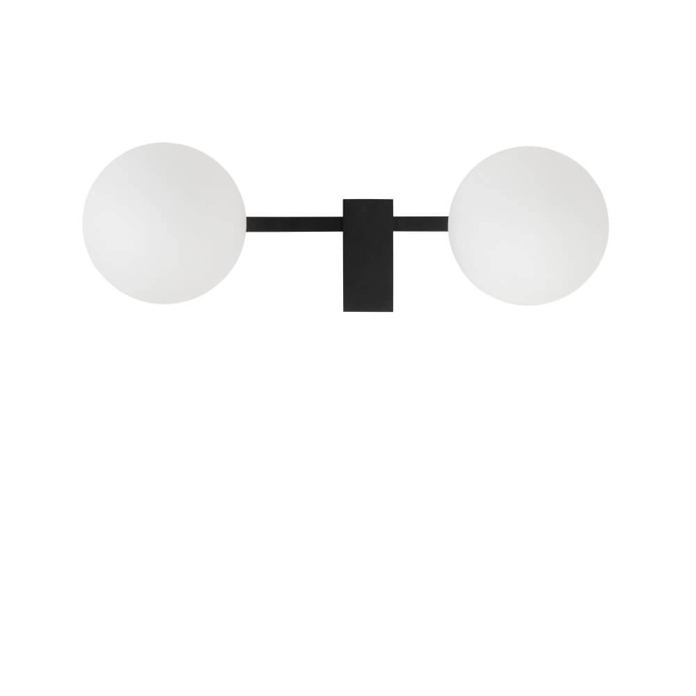 Glazen hanglamp Pik 2x wit glas Lyora 5903139103008