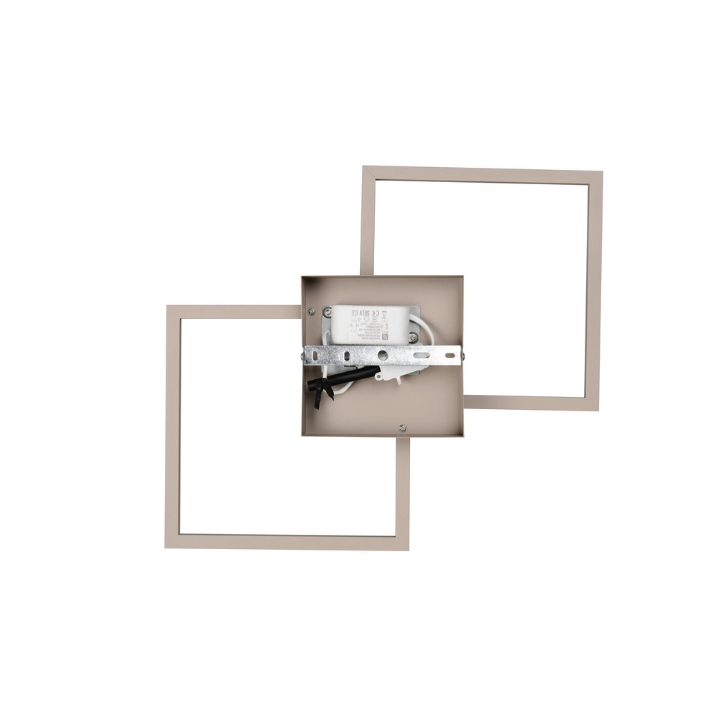 Moderne plafondlamp Trail 60cm zand bruin Trio 4017807713572