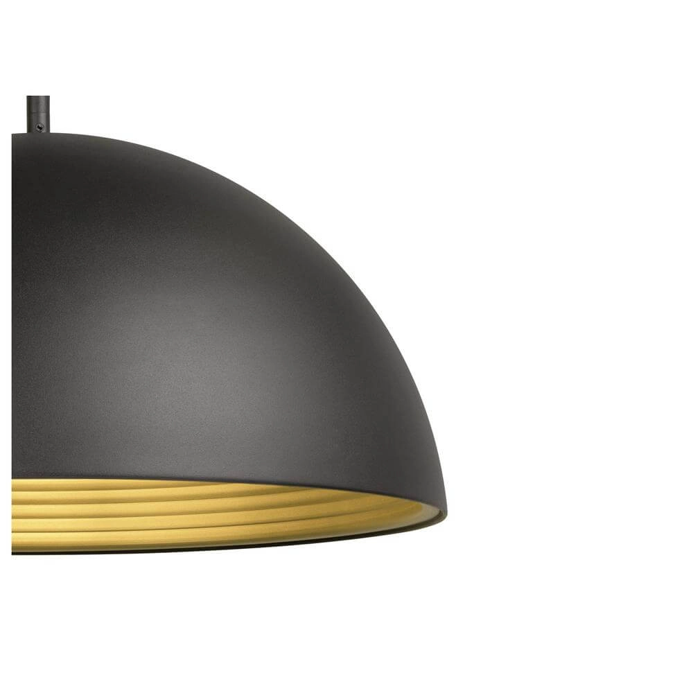 Design hanglamp Forchini M 50 zwart met goud Ø 50cm SLV 4024163298629