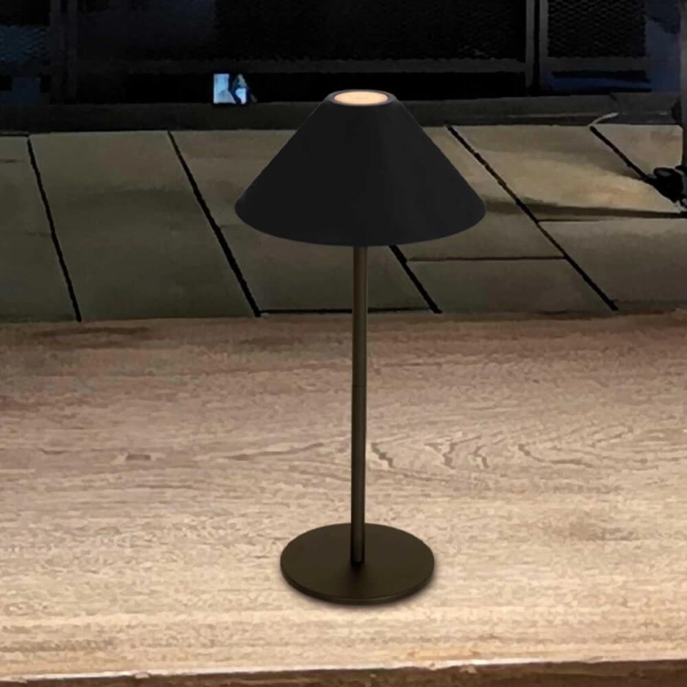 Zwarte schemerlamp Ancilla Steinhauer 8712746151534