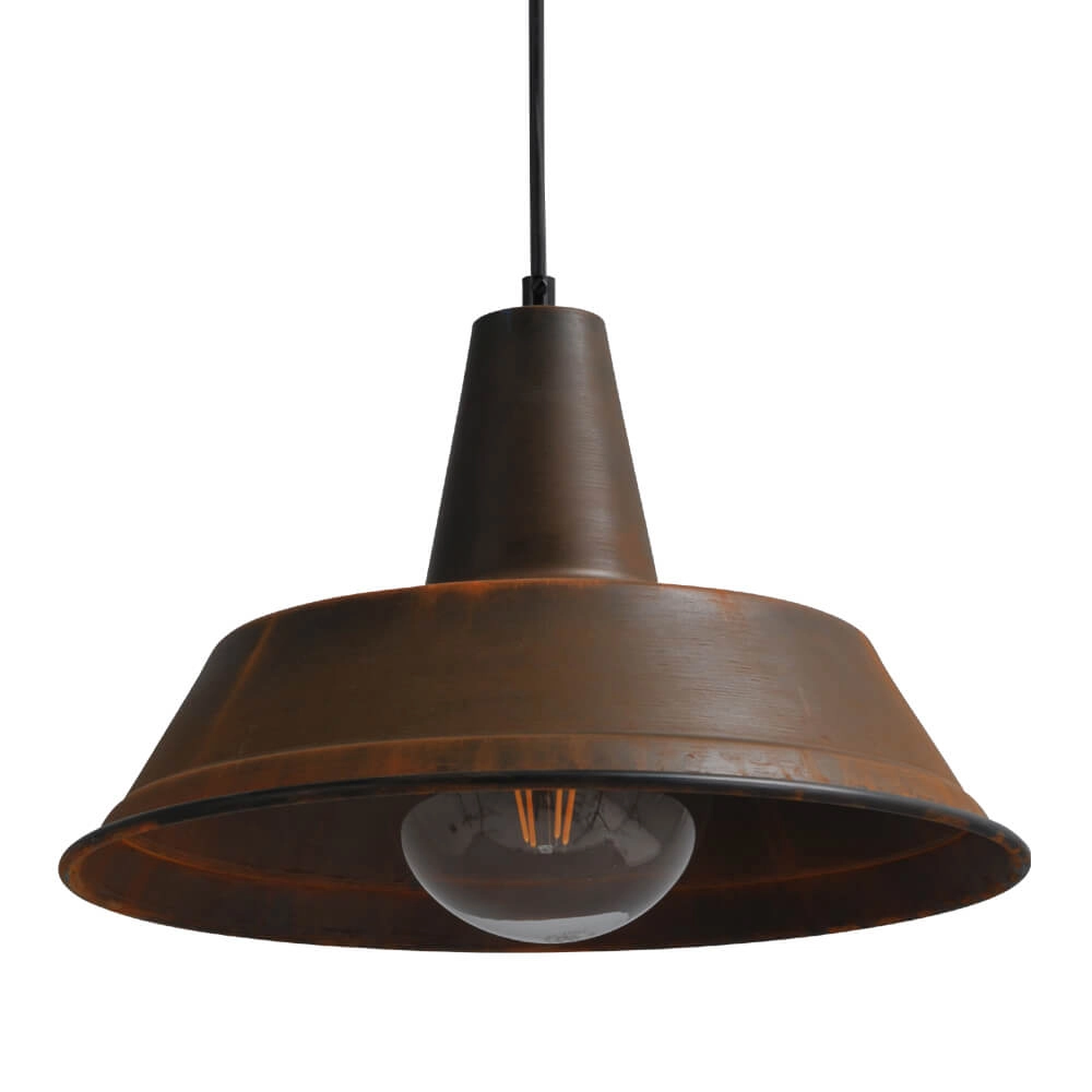 Eetkamerlamp Industria 3x35 roestbruin 3-lichts Masterlight 8718121230955