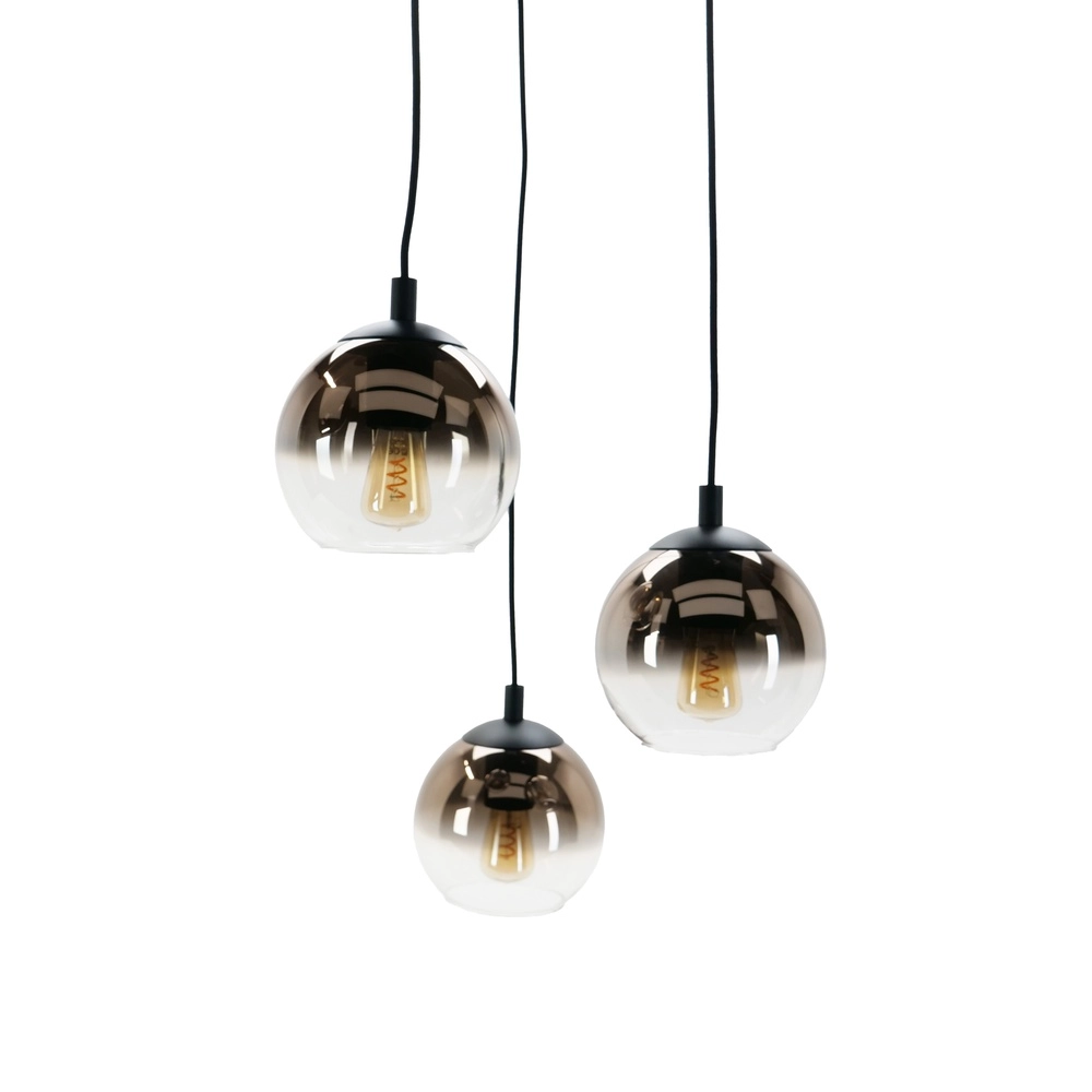 Hanglamp Ariscani 1 3-lichts zwart rond Eglo 9008606358069
