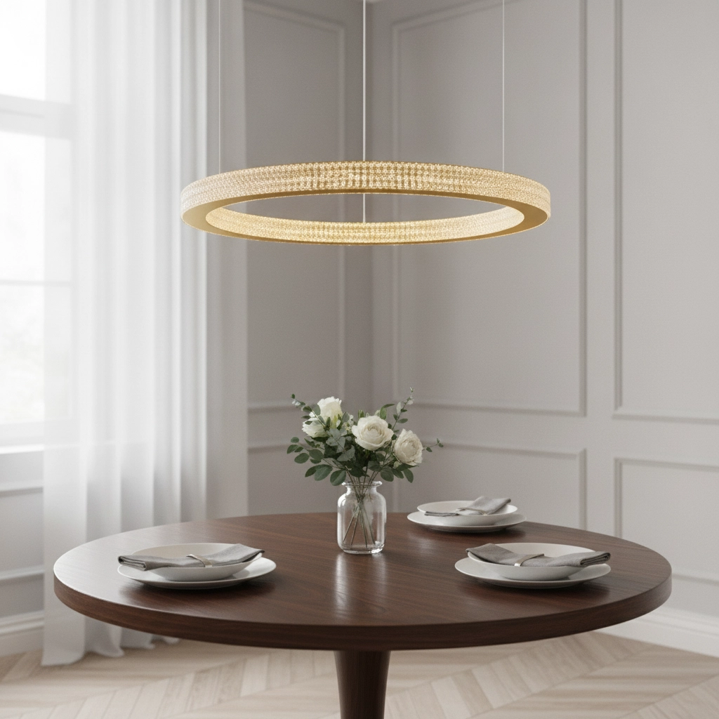 Hanglamp Fiore goud Ø 60cm