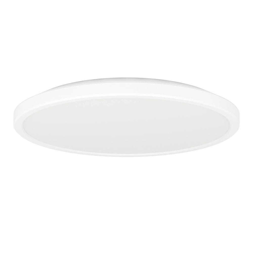 Badkamer plafondlamp Rovito rond - wit - Ø 30cm