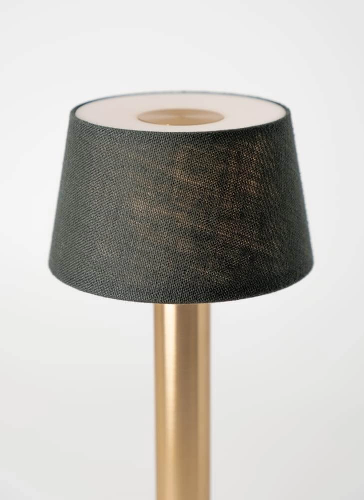 Rechargeable table lamp Two Gold Emerald linen Humble 7446023312356