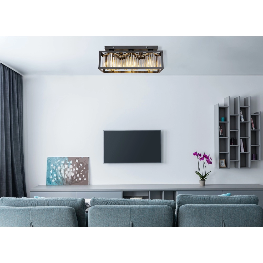 Plafondlamp Mathilde zwart Globo 9007371433117