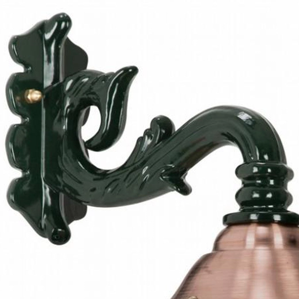 Muurlamp Hoorn nostalgie - zwart KS verlichting 8714732130141