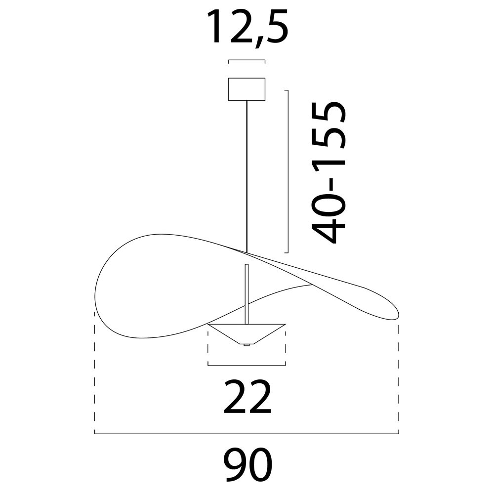Deense stijl hanglamp Lente Ø 90cm - zand - met katrol Masterlight 8718121392141
