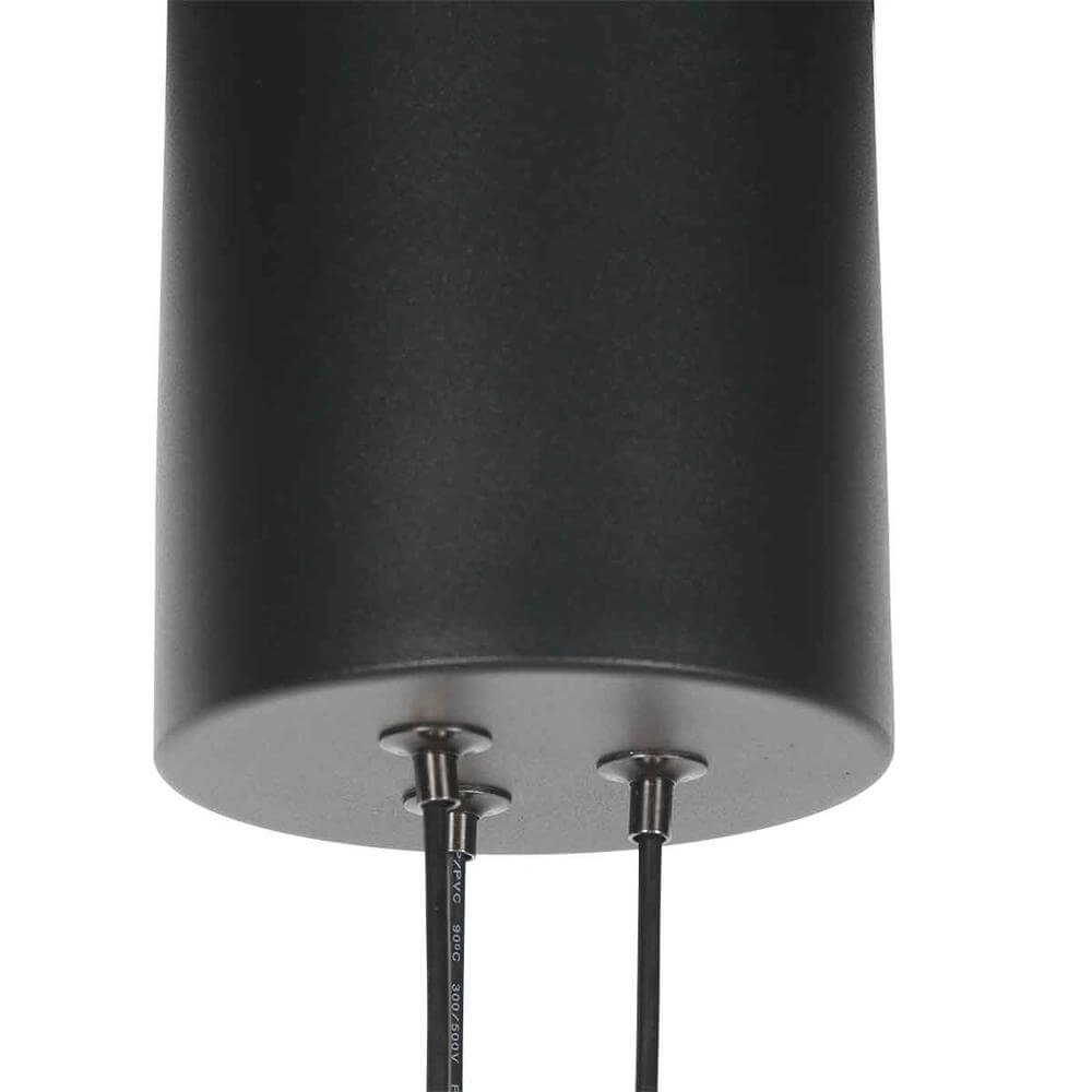 8-lichts hanglamp Marcadore rond zwart Steinhauer 8712746176636