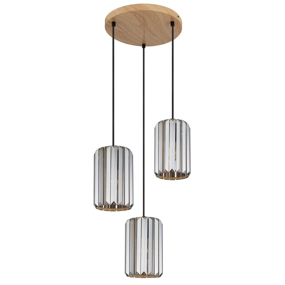 Hanglamp Run 3-lichts rond Globo 9007371516964