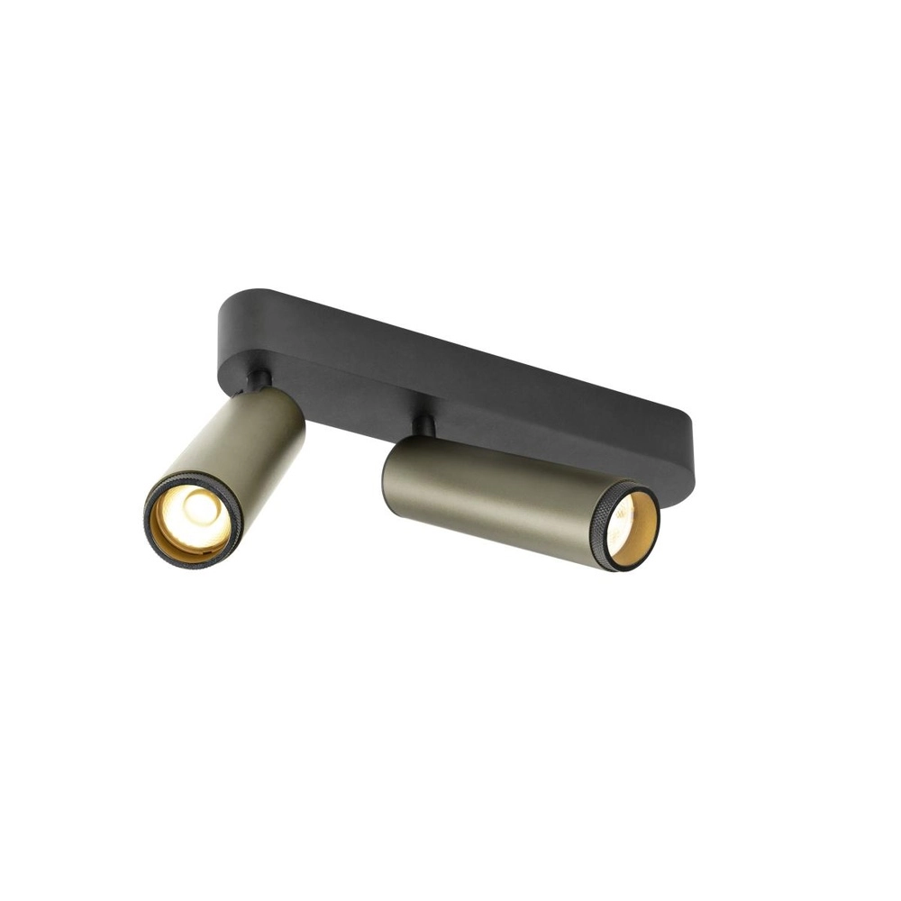 Opbouwspot Grip! M 2-lichts brons 3000K SLV 4024163304559