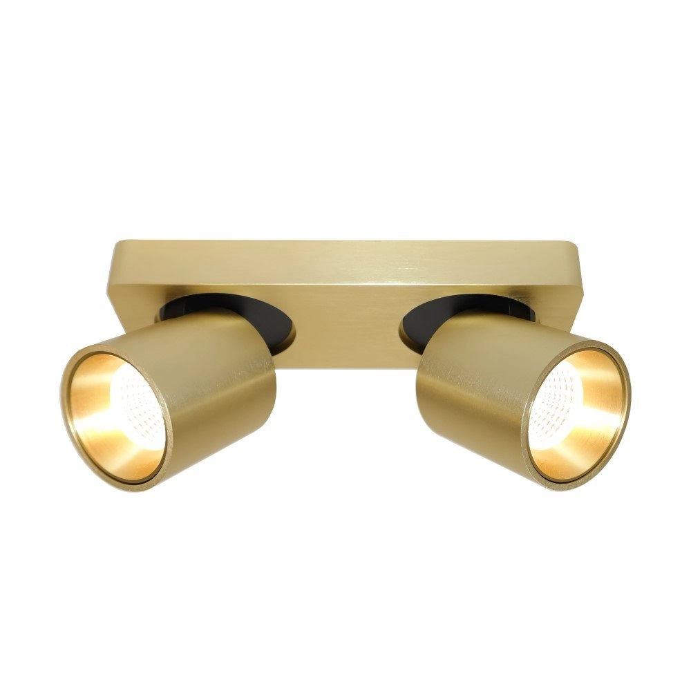 Led opbouwspot Laguna 2-lichts goud Artdelight 8719831735341