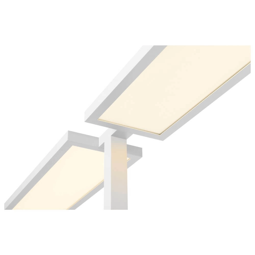 Led kantoor vloerlamp Worklight Pro wit - dubbel SLV 4024163277969